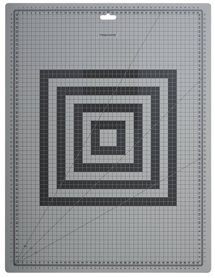 Fiskars A2 Schneidematte, 45 cm x 60 cm, Schnittfest, 1003895 A2: 45 x 60 cm Single, A2: 45 x 60 cm