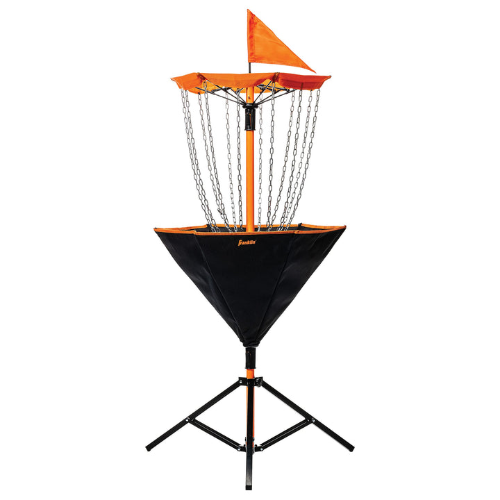 Franklin Sports Disc Golfkörbe - Tragbares Disc Golf Target mit Ketten enthalten - Disc Golfkorb Stä