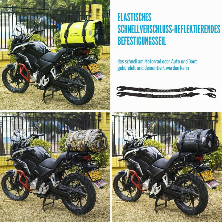 WILD HEART wasserdichte Reisetasche, 40 l 66 l, 100 l, mit verschweissten Nähten, Schultergurten, Ne
