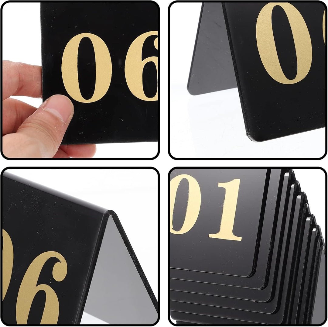 10st Tischnummernschild Aus Acryl Tischdeko Esstisch Stühle Zeichen Hochzeitsdeko Wiederverwendbare