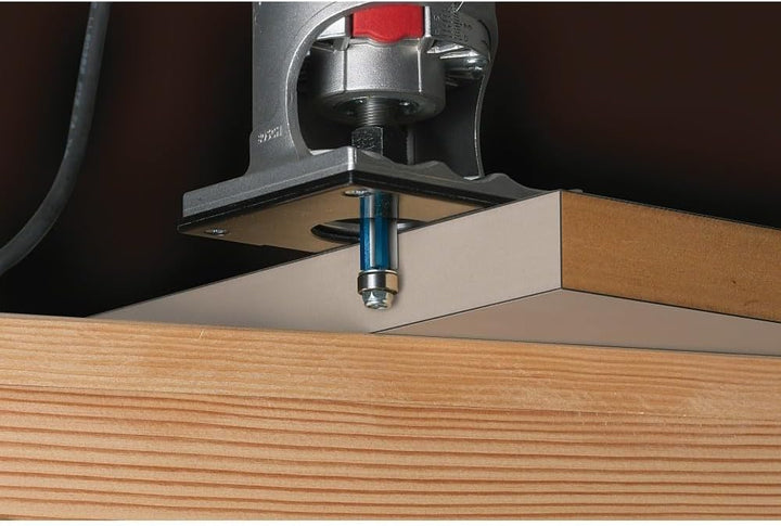 BOSCH 85442M 1/2 Zoll x 2 Zoll Hartmetallbestückte 2-Nut-Bündigfräsen-Bit
