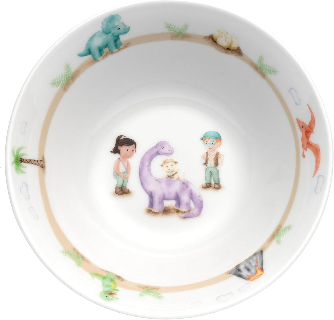 LEONARDO HOME Bambini Avventura Kinder Geschirr-Set 3-teilig - Kinder-Geschirr aus Porzellan - Spülm