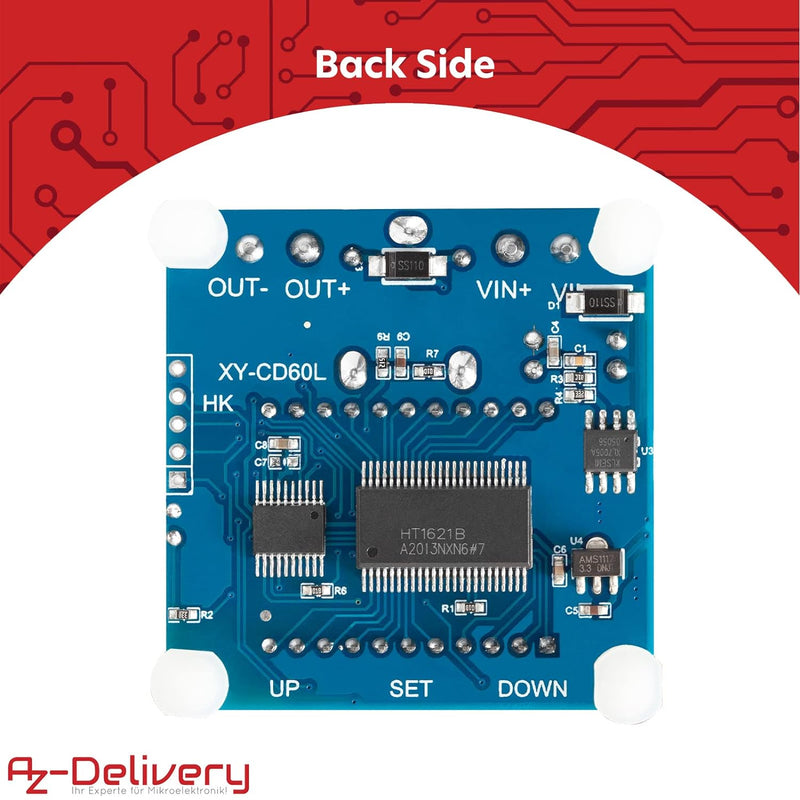 AZDelivery 5 x CD60L Batterieladegerät Controller Modul Solar aufladbar Entladung Kontrolle hohe Int