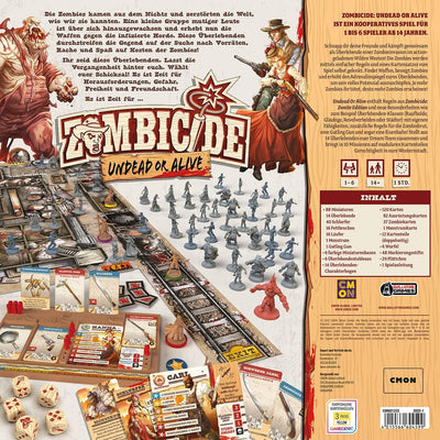 CMON | Zombicide: Undead or Alive | Grundspiel | Kennerspiel | Dungeon Crawler | 1-6 Spieler | Ab 14