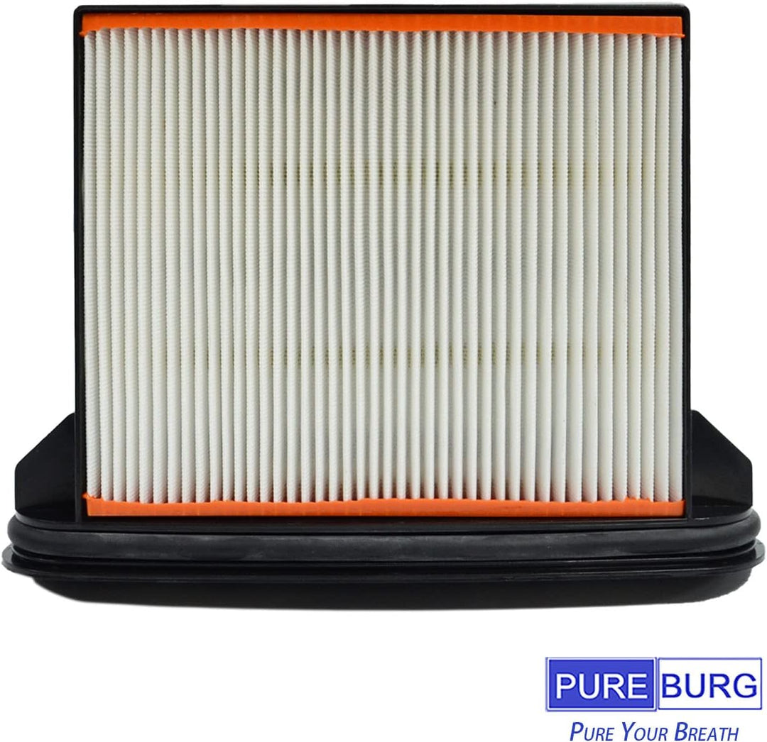 PUREBURG 2er Pack Ersatz Polyester Plissee Filter kompatibel mit Bosch Professional GAS25 GAS 25 GAS