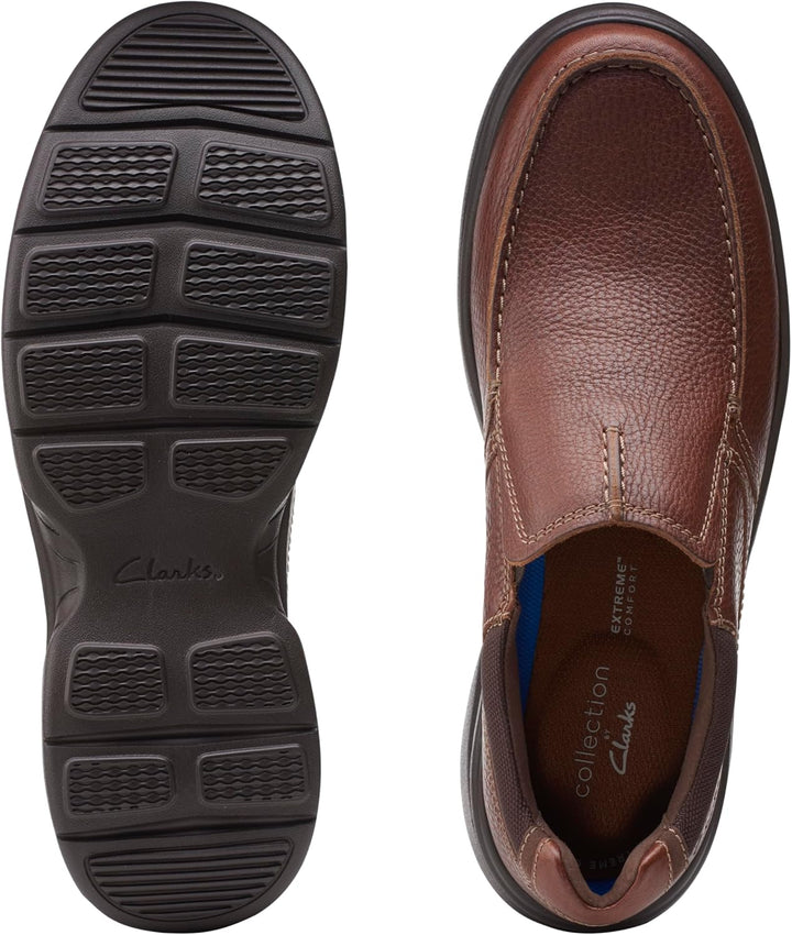 Clarks Herren Bradley Free Slipper 46 EU Tan Tumbled, 46 EU Tan Tumbled