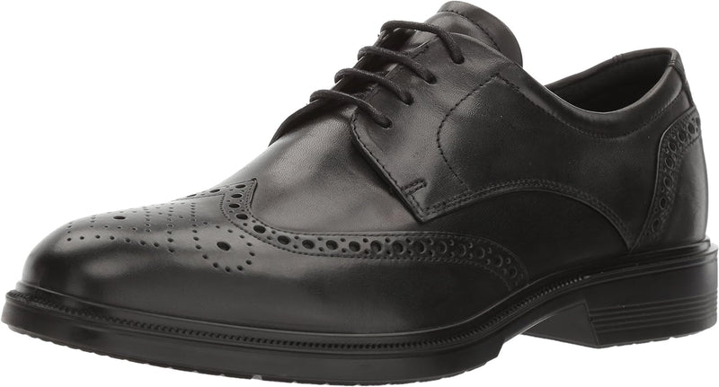 Ecco Herren Lisbon Brogues, Schwarz (Black 1001), 46 EU