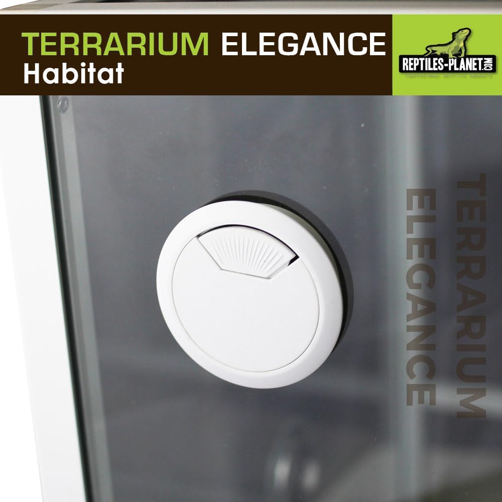 Reptiles Planet Aluminium Elegance Terrarium für Reptilien/# 304 45 x 30 x 30 schwarz Schwarz 45 x 3