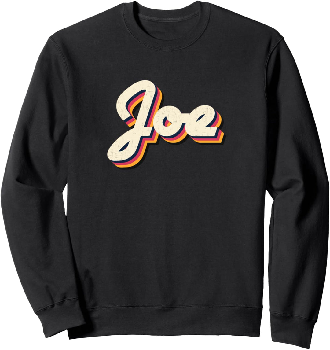 Joe Gifts Idea Retro Vorname Vintage Joe Sweatshirt