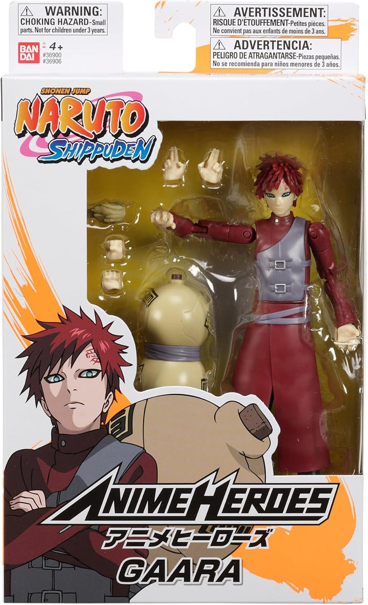 Bandai – Anime Heroes – Naruto Shippuden – Anime Heroes Figur 17 cm – Gaara – 36906, Gaara