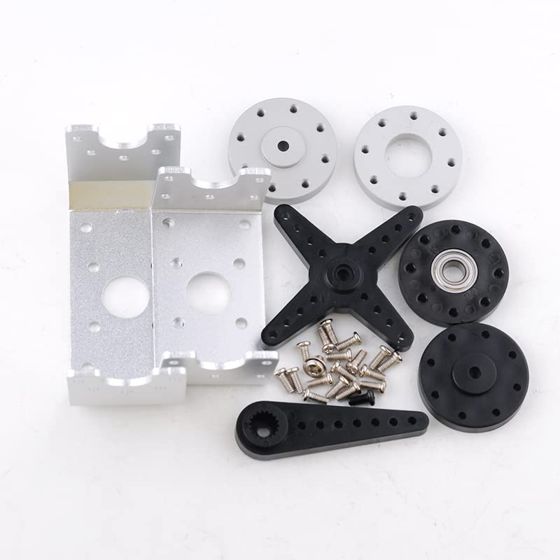 RDS5180 80kg Digitaler Metall-Roboter-Servomotor mit hohem Drehmoment Doppelwellen-Roboter-Servoarm