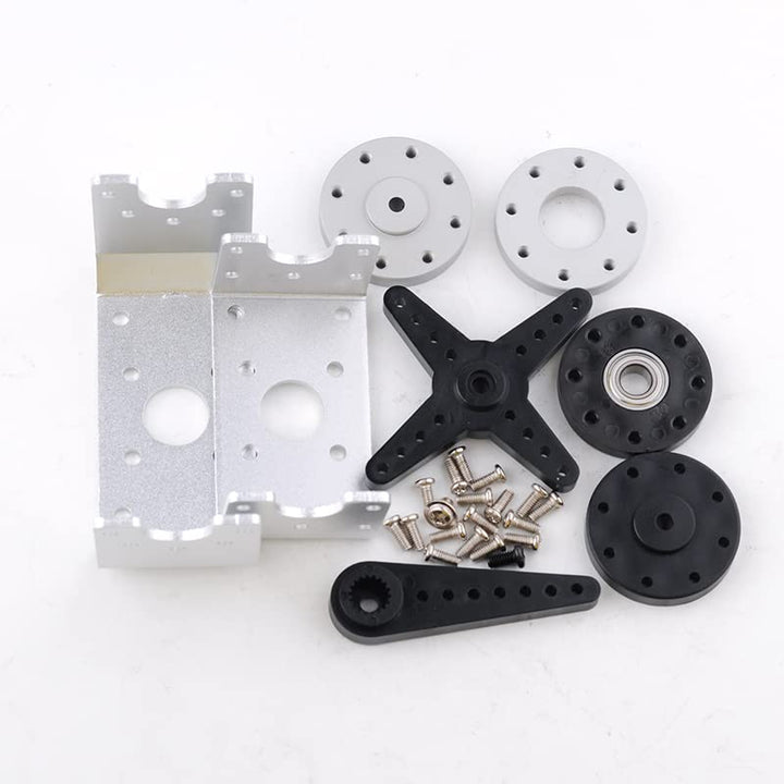 RDS5180 80kg Digitaler Metall-Roboter-Servomotor mit hohem Drehmoment Doppelwellen-Roboter-Servoarm