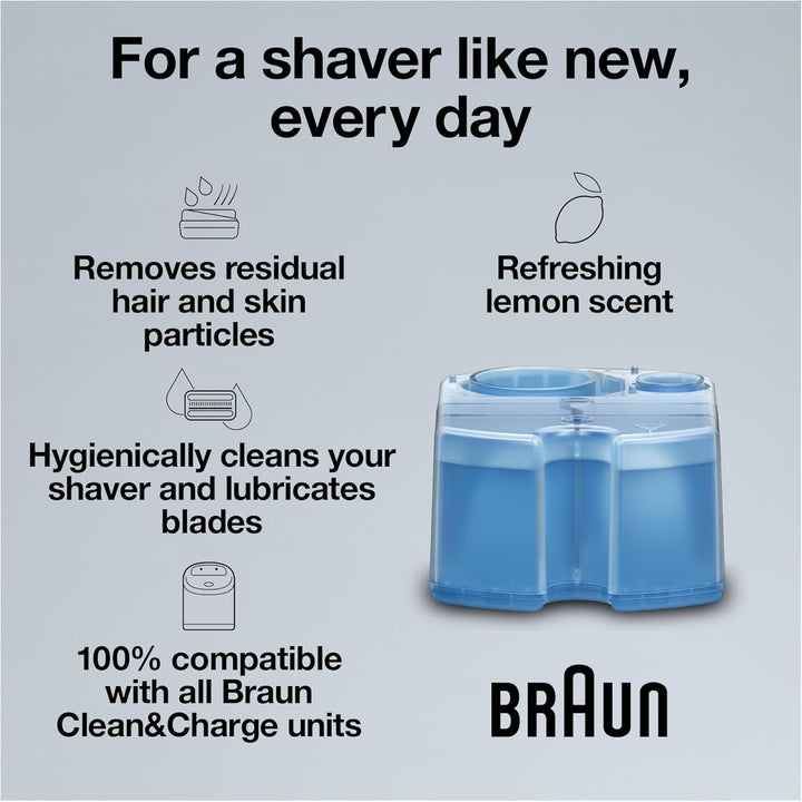 Braun Clean&Renew Reinigungskartusche (5er-Pack) inkl. 1 Reinigungskartusche gratis (limitierte X-Ma