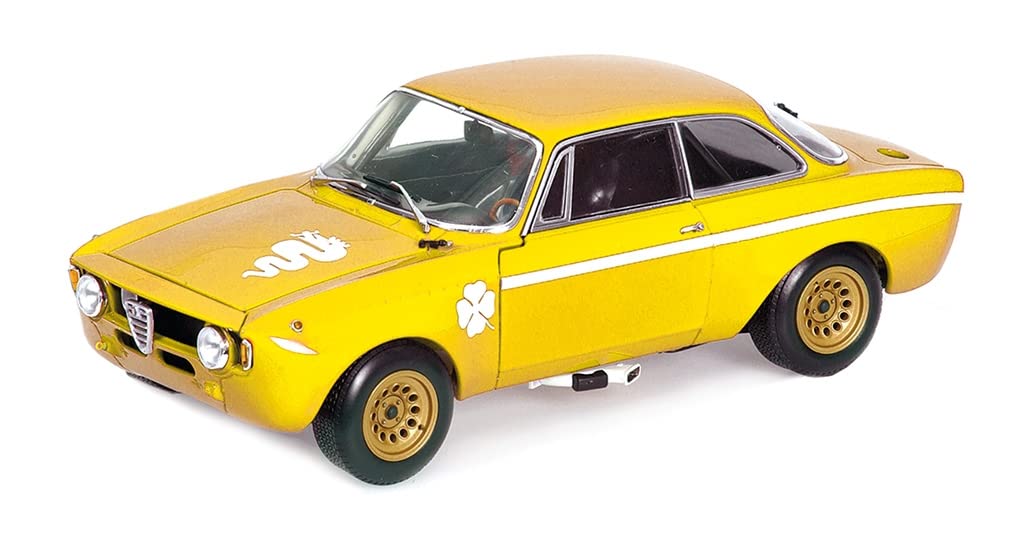 Minichamps 155120024 1:18 Alfa Romeo GTA 1300 Junior-1971-Yellow Collectible Miniaturauto gelb