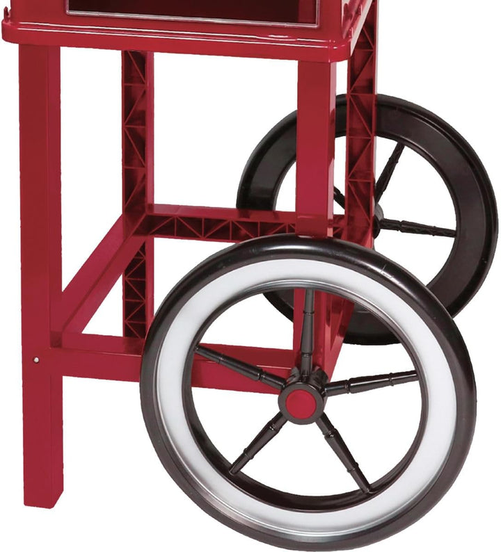 Retro XXL Popcorn-Maschine mit Wagen 1,15 Meter hoch Grosser Popcorn-Maker Epiq 80001270 - Ein Hingu