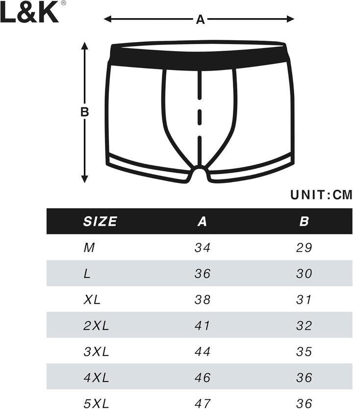 L&K 10er Pack Herren Boxershorts Men Retroshorts mit tollem Muster Baumwolle 1102 M 1103-10er Pack,