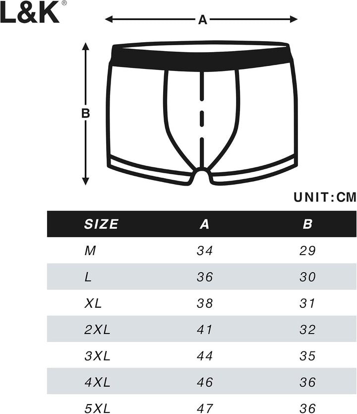 L&K 6/8/10er Pack Herren Boxershorts Men Retroshorts mit tollem Muster Baumwolle 1102 L 1103-10er Pa