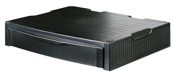 HAN 9250-13, MONITOR STAND, Profi Monitorständer mit 1 Schublade, Stabil, Schick und stapelbar, schw