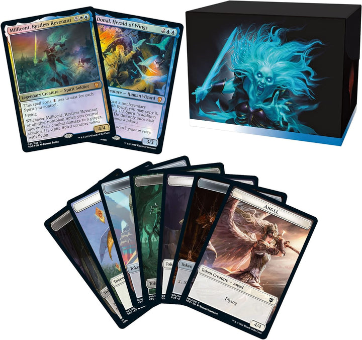 Magic: The Gathering Innistrad: Crimson Vow Commander Deck – Spirit Squadron (White-Blue) Weiss-blau