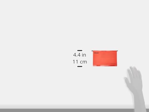 Esselte Pendaflex Hängemappen, Foolscap-Format, 360 × 240 mm, 25 Stück, rot Transparent 360 × 240 mm