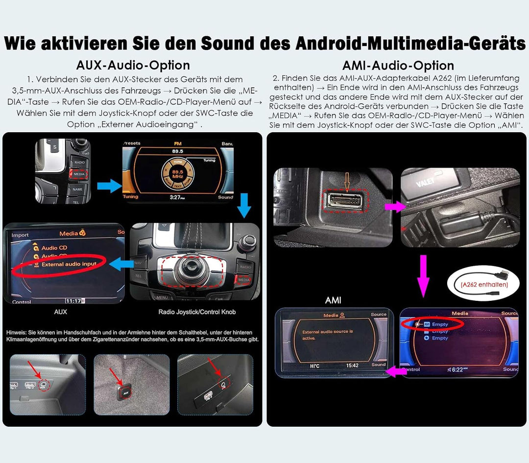 Erisin 12.3 Zoll Android 12 Autoradio mit GPS Navigation für Audi A4/A5/B8/S4/S5 2009-2016 Unterstüt