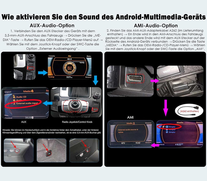 Erisin 12.3 Zoll Android 12 Autoradio mit GPS Navigation für Audi A4/A5/B8/S4/S5 2009-2016 Unterstüt