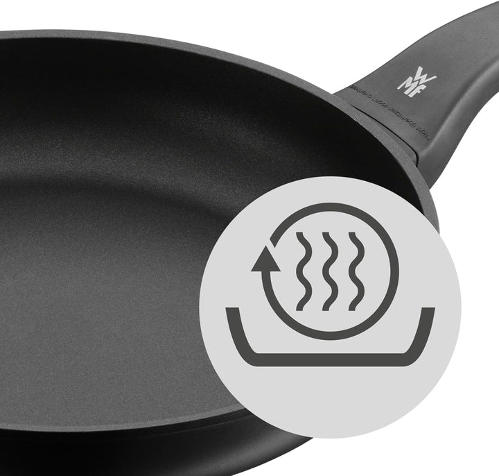 WMF PermaDur Excellent Bratpfanne Induktion 24 cm, Aluminium beschichtet, Kunststoffgriff mit Flamms
