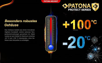 PATONA Protect NP-W126s NP-W126 Akku 2x (1140mAh) mit NTC-Sensor und V1 Gehäuse - ohne Verwendungsei