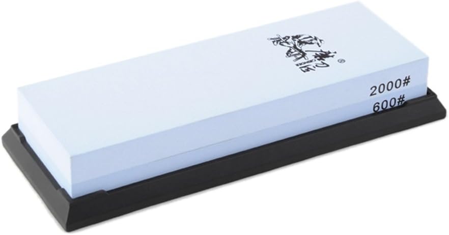 Premium Taidea Kombi Abziehstein Wasserschleifstein Messerschärfer Whetstone Körnung 600/2000