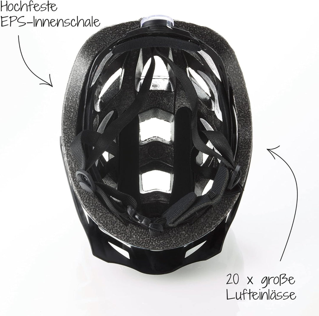 FISCHER Unisex – Erwachsene Urban Lano Fahrradhelm L/XL, 58-61 cm Schwarz-Gelb, L/XL, 58-61 cm Schwa