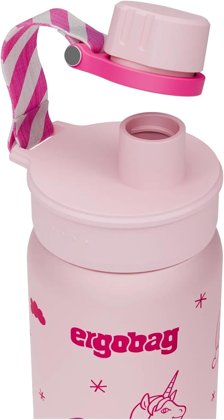 ergobag Edelstahl Trinkflasche Einhorn - Pink Einhorn - Pink One Size, Einhorn - Pink One Size