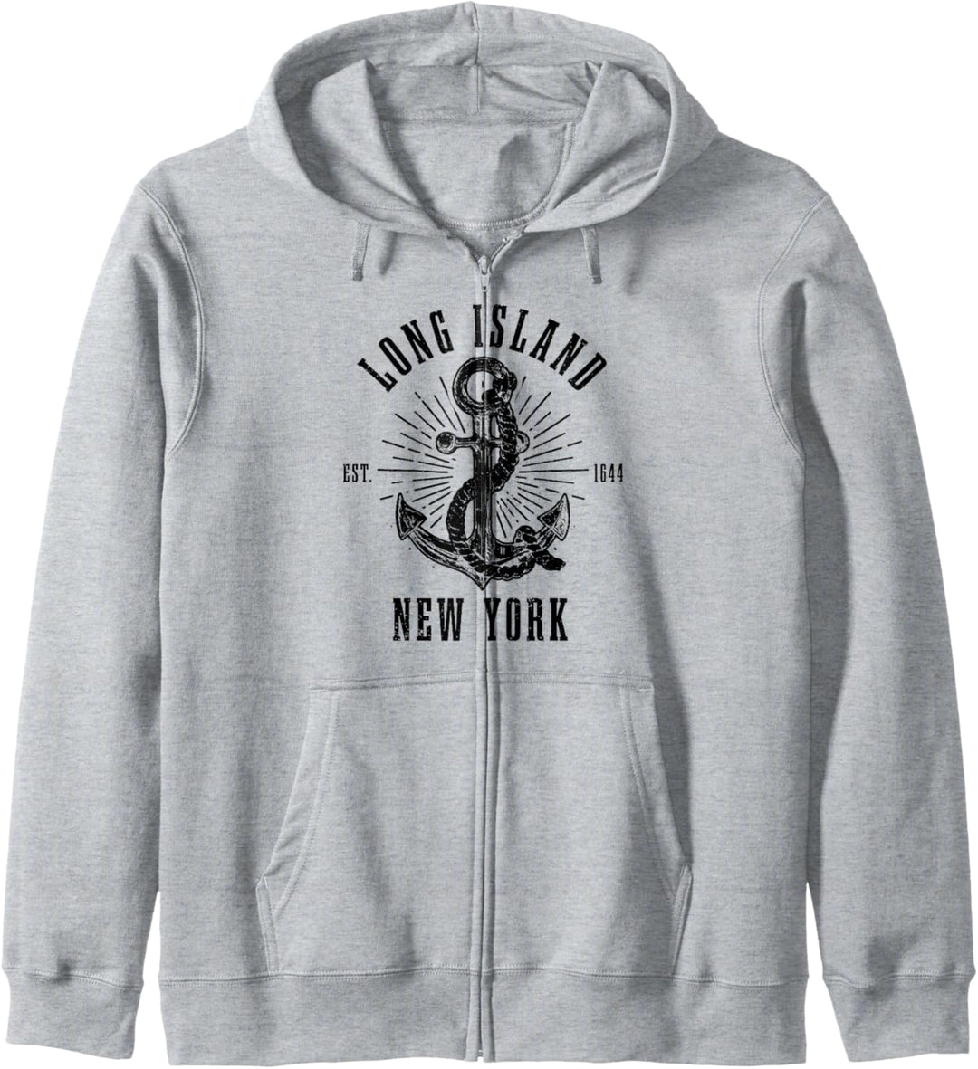Long Island New York NY Anker USA Amerika Vintage Kapuzenjacke