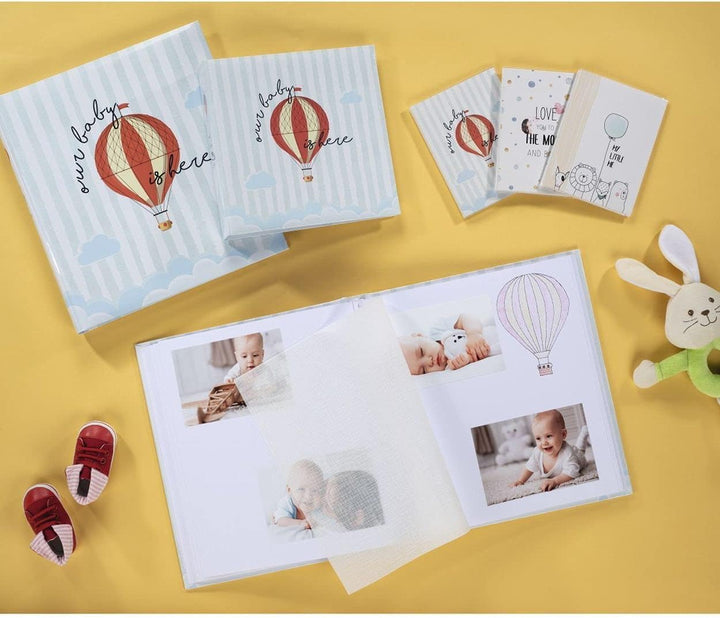 Hama Babyalbum "Our Baby" (Baby-Fotoalbum mit 60 Seiten für Mädchen und Jungen, Kinder-Fotobuch für