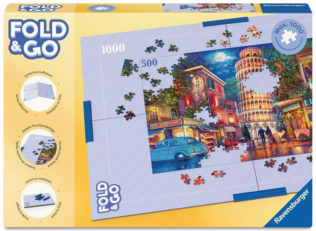 Ravensburger - Zubehör für Kinder- und Erwachsenenpuzzles 17971 - Faltbare Puzzleschale aus Pappe -