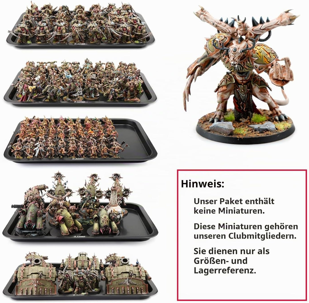 Jucoci Miniaturen Aufbewahrungskoffer Miniaturen Transportkoffer (Grossformat mit Licht) Grosses For