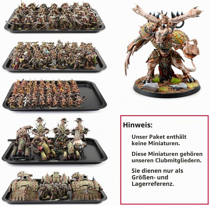 Jucoci Miniaturen Aufbewahrungskoffer Miniaturen Transportkoffer (Grossformat mit Licht) Grosses For