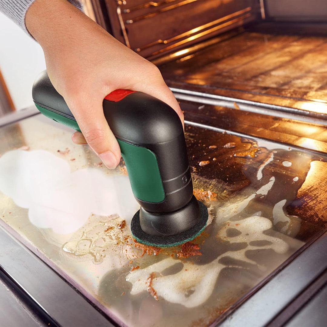 Bosch Home and Garden Akku Reinigungsbürste UniversalBrush(3,6-V-Akku, 1 Micro-USB-Kabel und 4 Reini