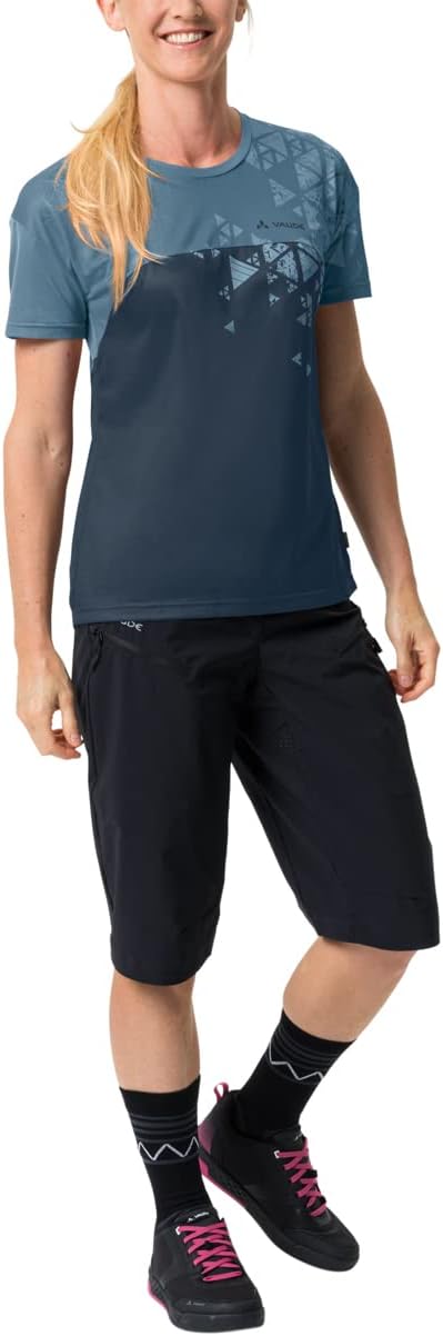 VAUDE Damen Women's Moab T-Shirt Vi T-Shirt, 42 Blue Gray