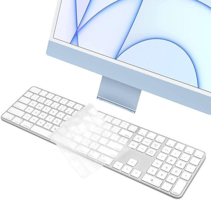 Tastaturabdeckung für Apple Magic Keyboard mit Touch-ID und Ziffernblock Modell A2520, für 2023 2021