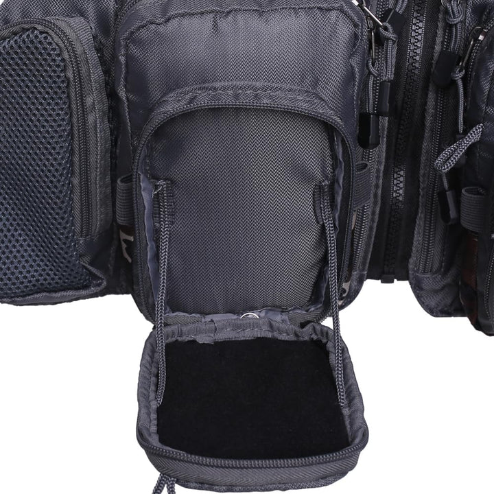 Kylebooker Fliegenfischen Weste Angelweste Einstellbare Grösse Maschen Multi-Taschen Jacke Einheitsg