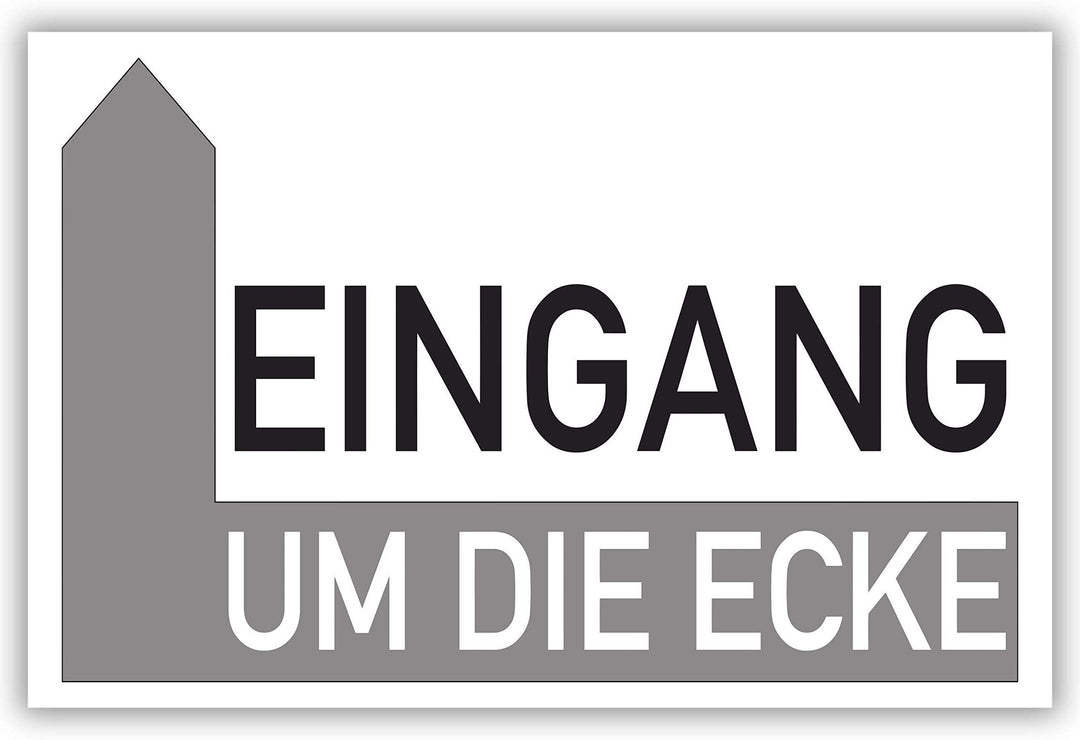 SCHILDER HIMMEL anpassbares Wegweiser Restaurant Schild 59x42cm Kunststoff mit Klebestreifen, Eingan