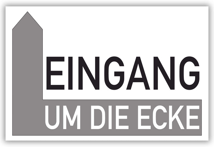 SCHILDER HIMMEL anpassbares Wegweiser Restaurant Schild 59x42cm Kunststoff mit Klebestreifen, Eingan