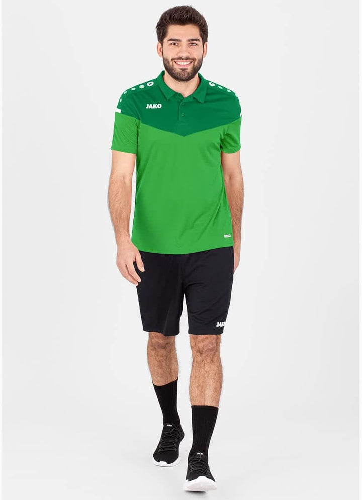 JAKO Champ 2.0 Poloshirt Unisex 152 Soft Green/Sportgrün, 152 Soft Green/Sportgrün