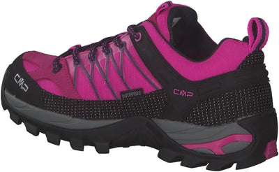 CMP Damen Rigel Low Wmn Shoe Wp Trekking-& Wanderhalbschuhe 41 EU Pink Fluo B Blue, 41 EU Pink Fluo