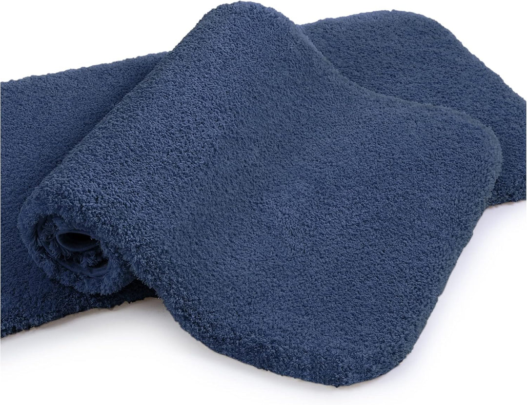 VANZAVANZU Badematte rutschfest 2er Pack Badteppich Verdickt Badezimmerteppich Weich Badeteppich Fla