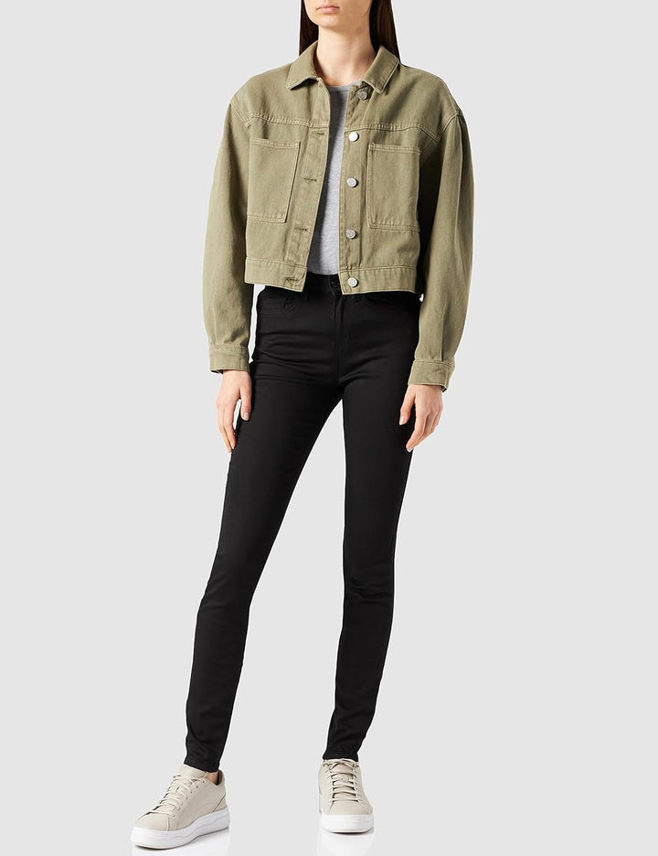 TOM TAILOR Denim Damen Nela Extra Skinny Jeans 25W / 32L 10240 - Black Denim, 25W / 32L 10240 - Blac