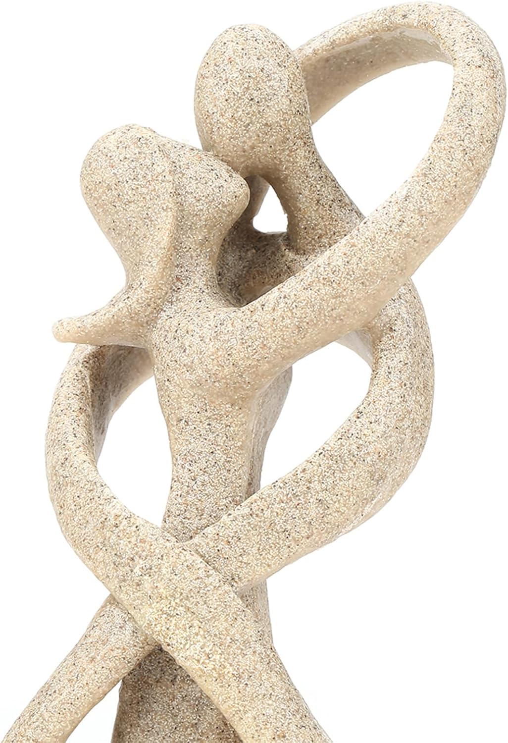 Hztyyier Sandsteinstatue, Paar Couples Figurines, Abstrakte Statue Handgefertigten Sandstein Geschni
