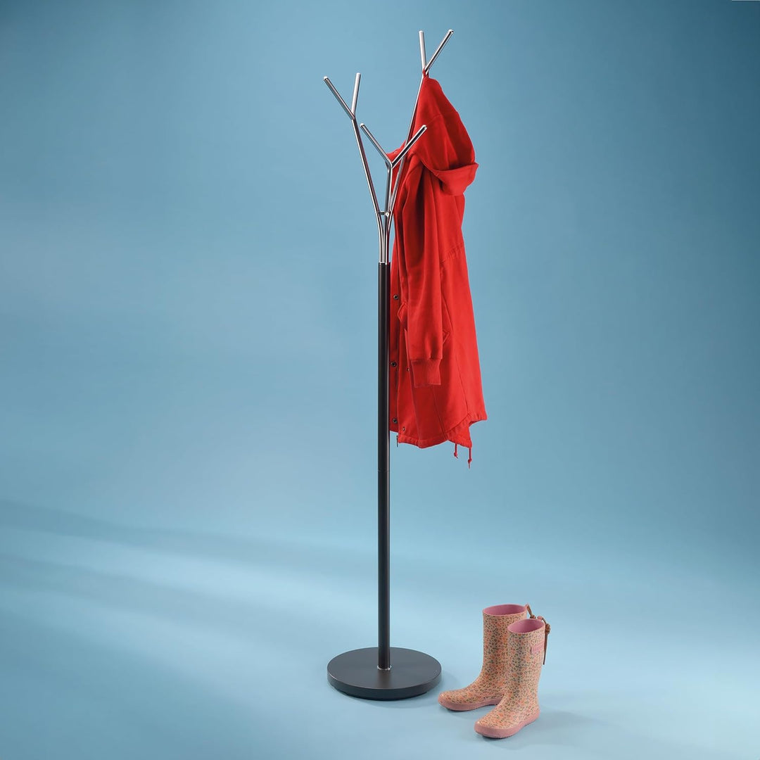 Kela 22233 Badezimmerständer, Rostfrei, Metall, Höhe 173,5 cm, Sinerio, Anthrazit Badezimmerständer