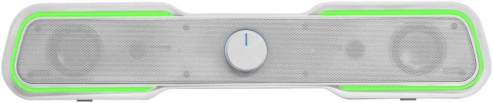 Mars Gaming MSBXW Weiss, RGB Soundbar, Bluethooth 5.0 + Jack 3.5, DSP Sound 10W, MSBXW