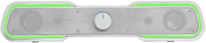 Mars Gaming MSBXW Weiss, RGB Soundbar, Bluethooth 5.0 + Jack 3.5, DSP Sound 10W, MSBXW